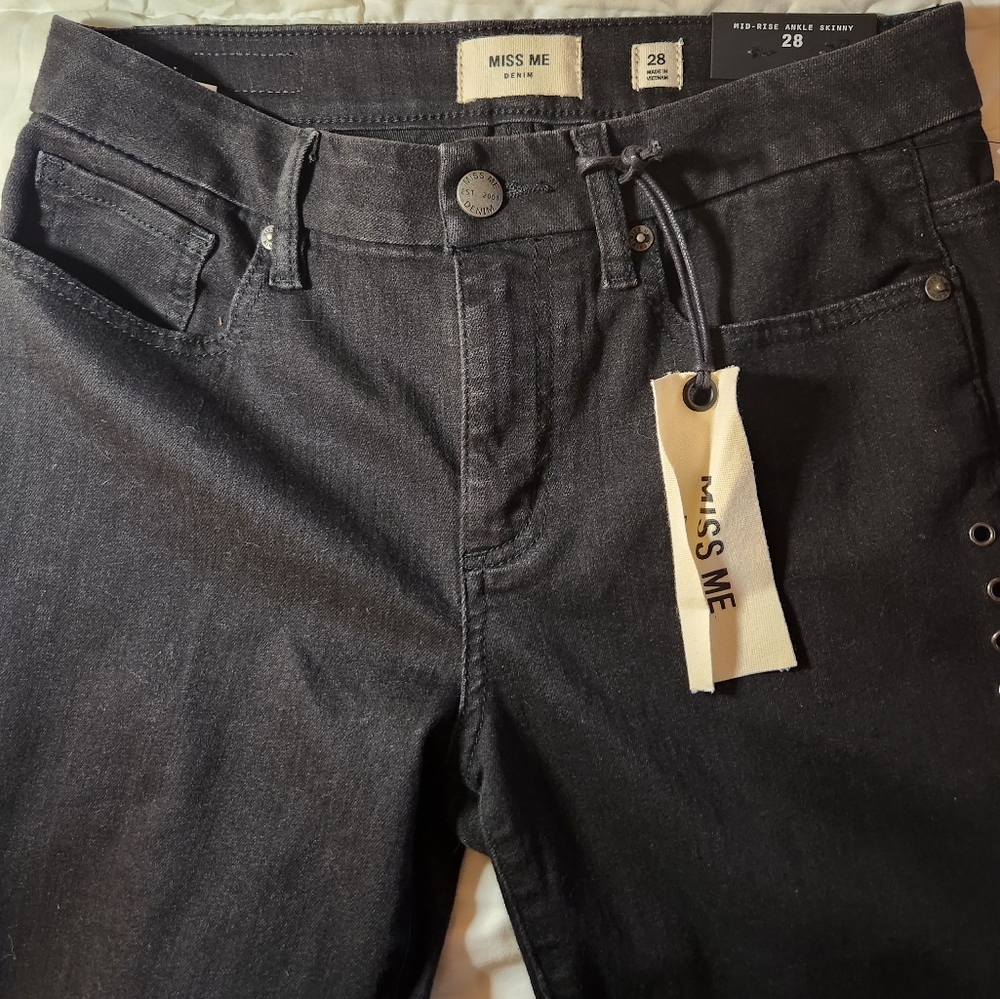Womens Miss me Black denim jeans